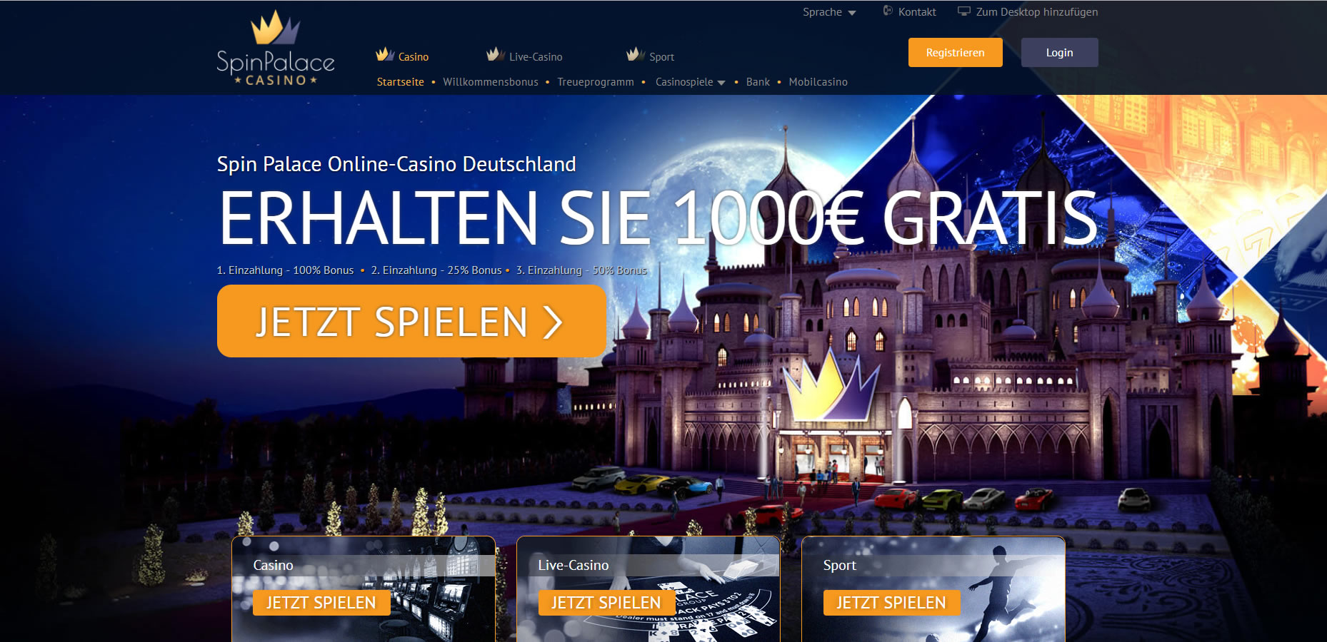 Spin Palace Casino Auszahlung
