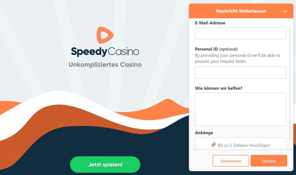 Speedy Casino Support